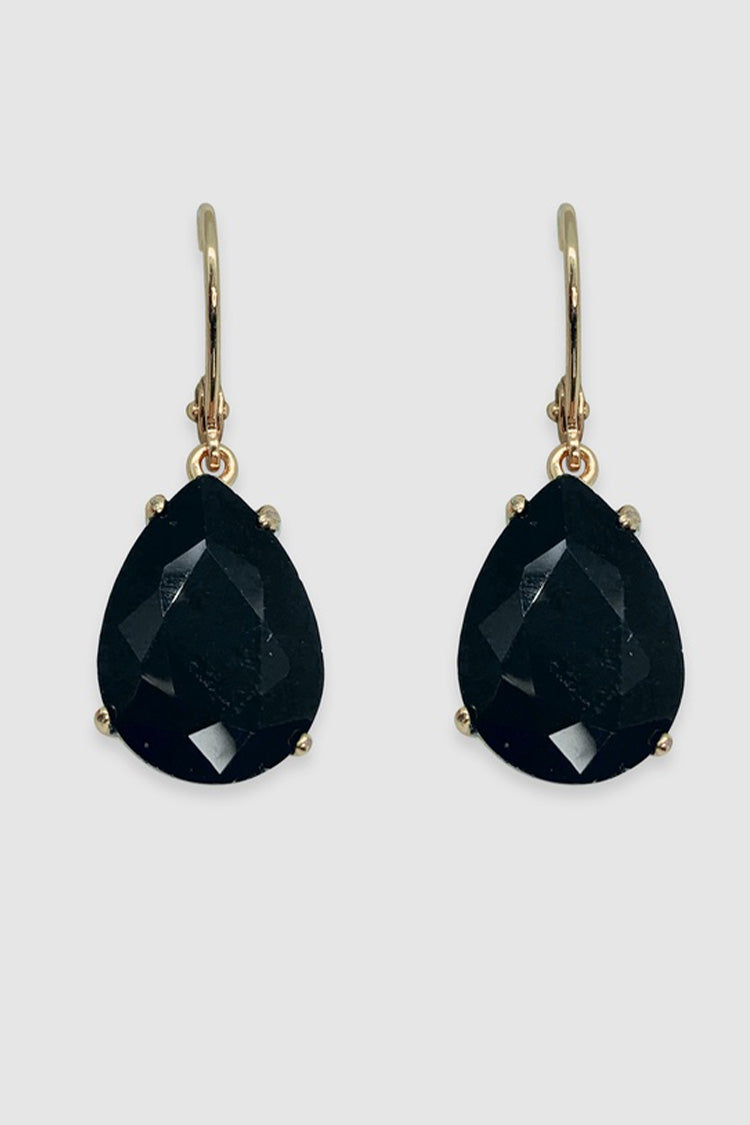 Joy Earrings in Gold Black