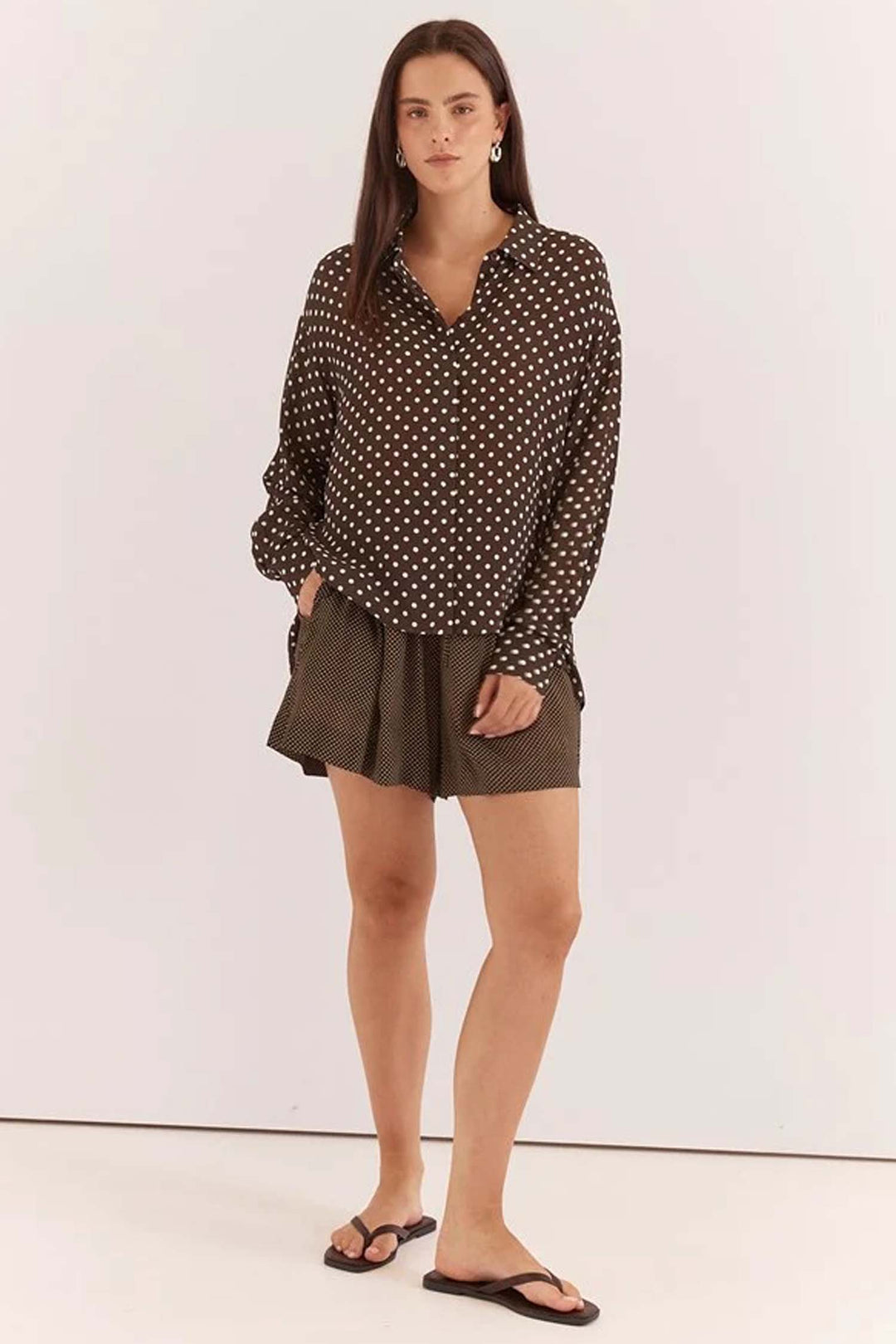 Joy Shirt in Polka Dot