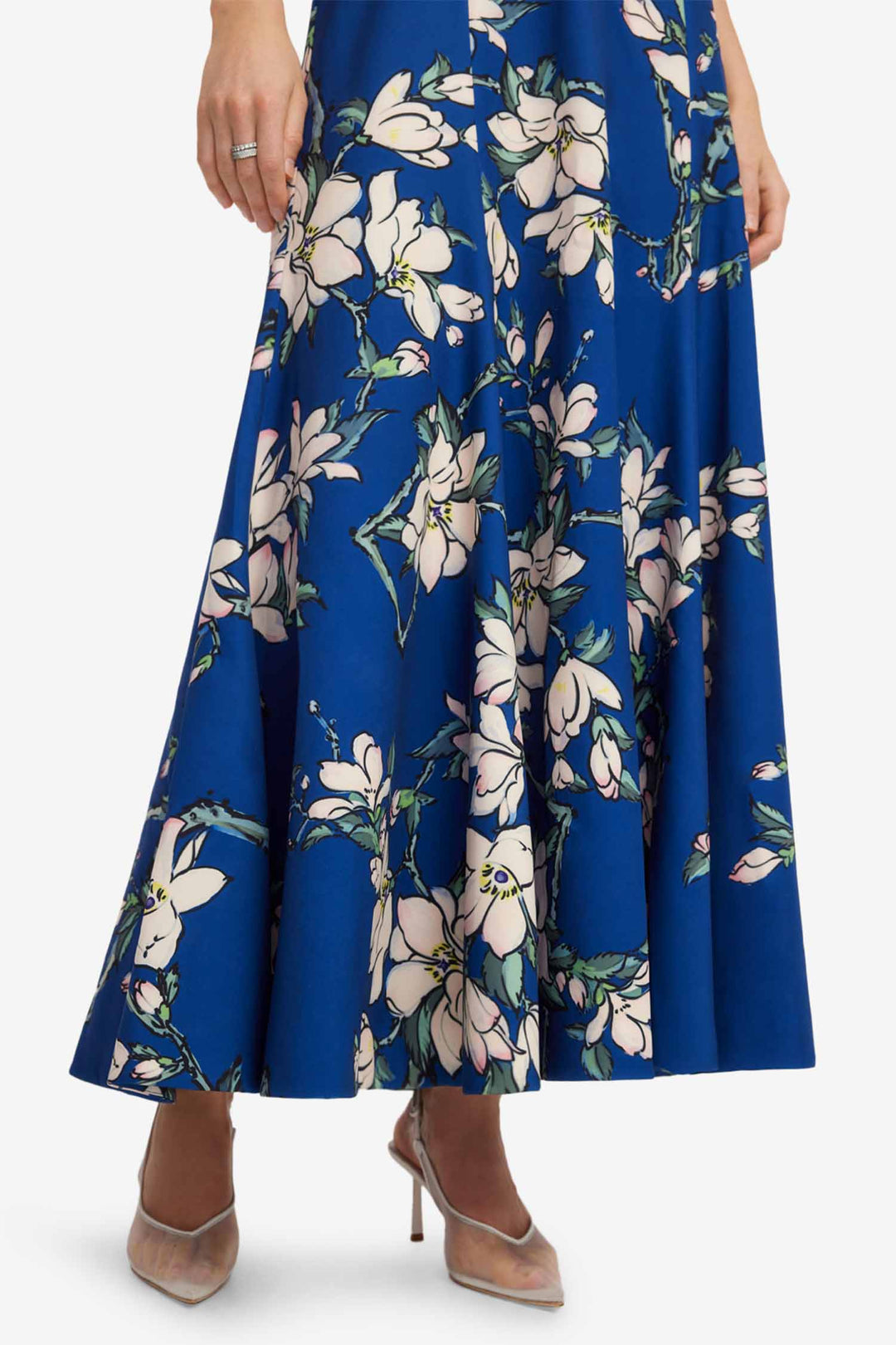 Juliette Halterneck Maxi Dress in Midnight Magnolia