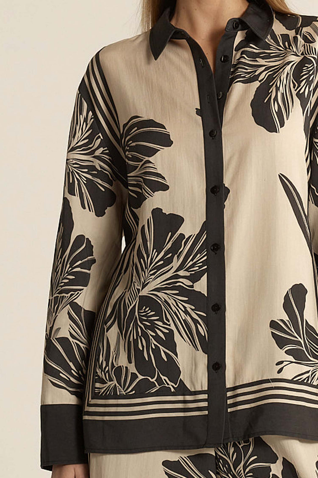June Collared Shirt in Shadow
