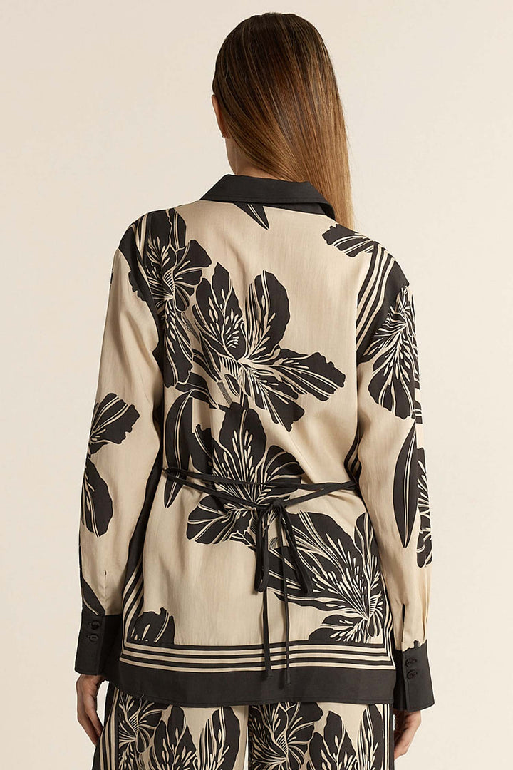June Collared Shirt in Shadow