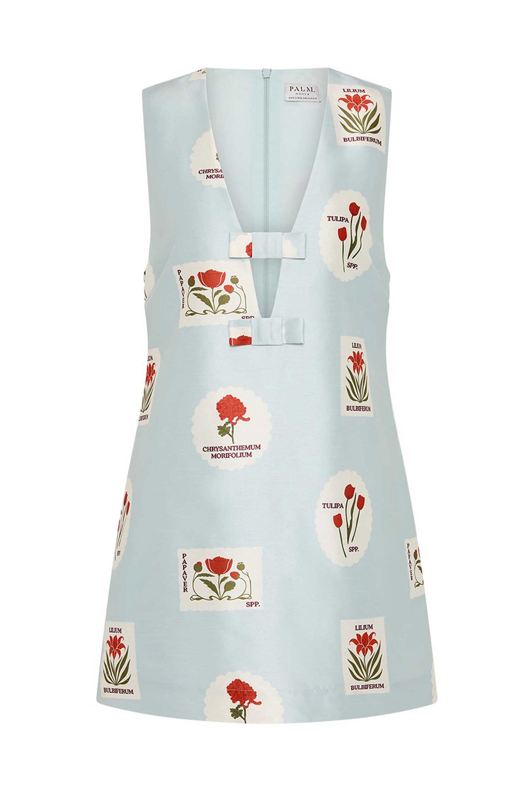 Juniper Mini Dress in Franco Stamp