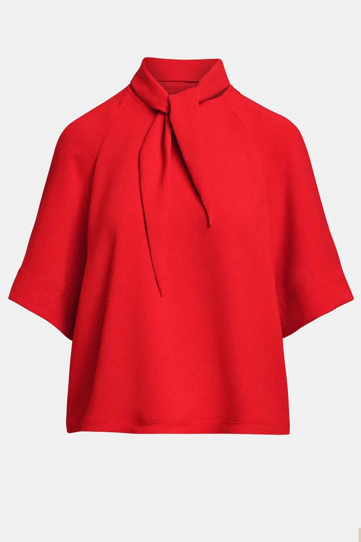 Kassie Neck Tie T-Shirt in Firestarter