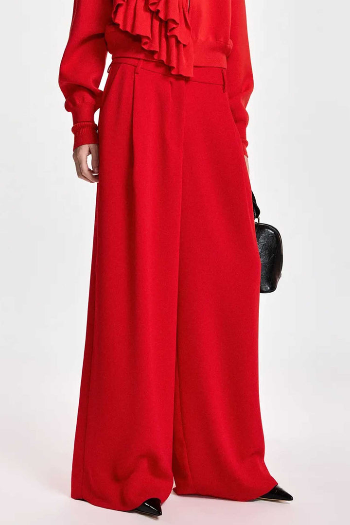 Kelsea Wide Leg Pants in Firestarter