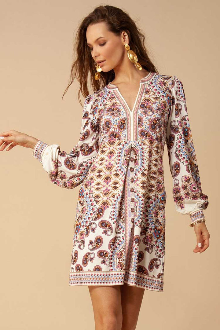 Kenley Jersey Dress in Ivory