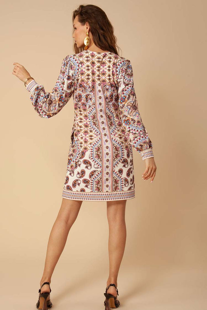Kenley Jersey Dress in Ivory