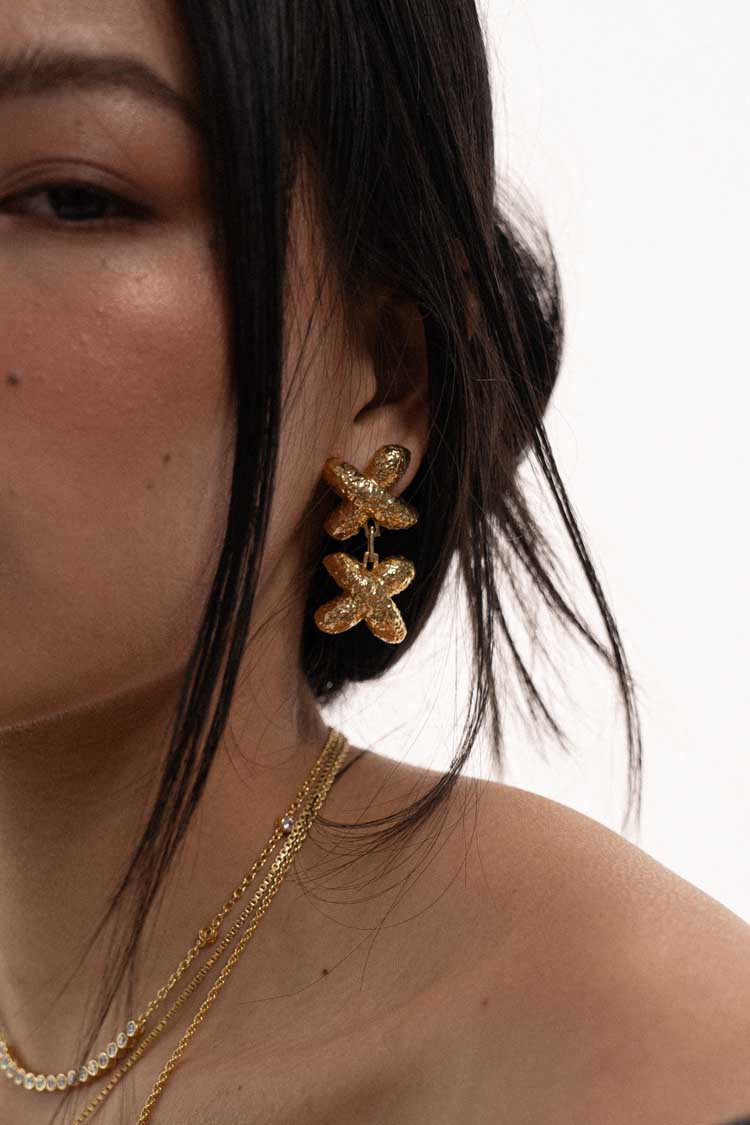 Kennedy Earrings in Gold