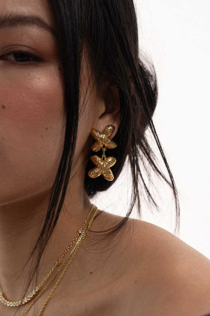 Kennedy Earrings in Gold