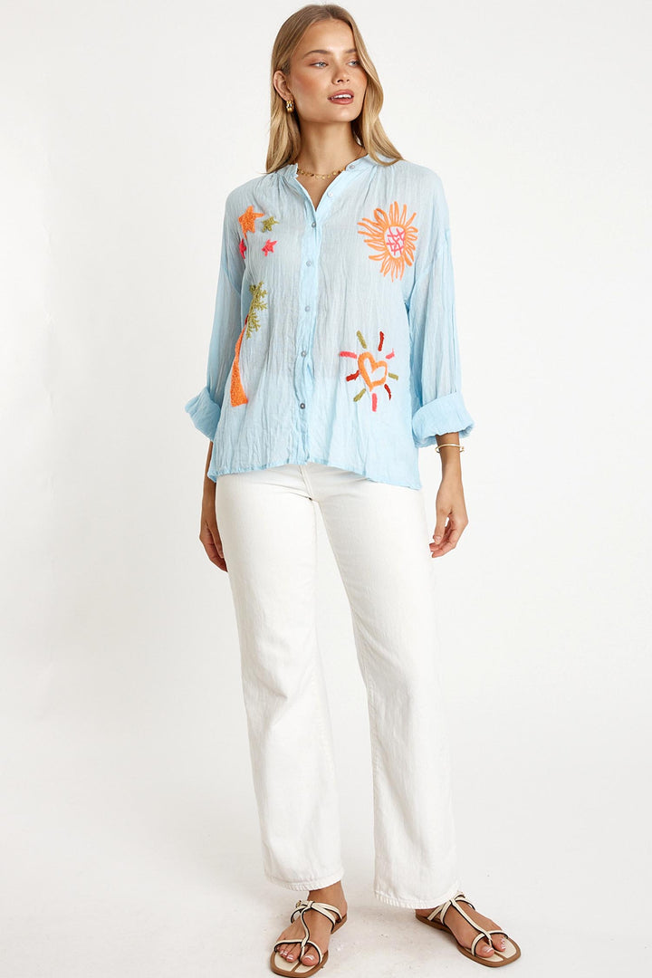 Keziah Shirt in Blue