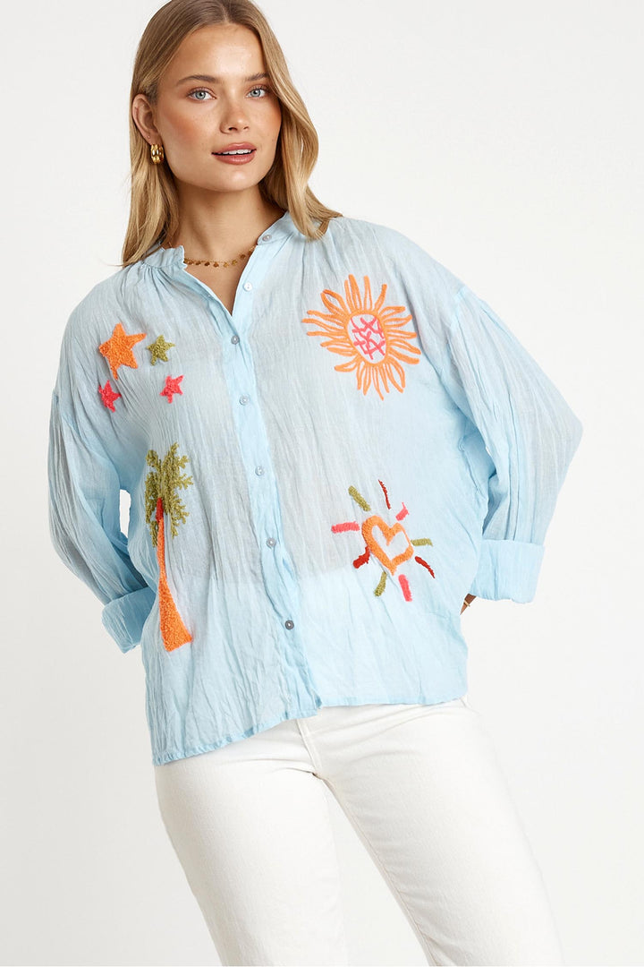 Keziah Shirt in Blue