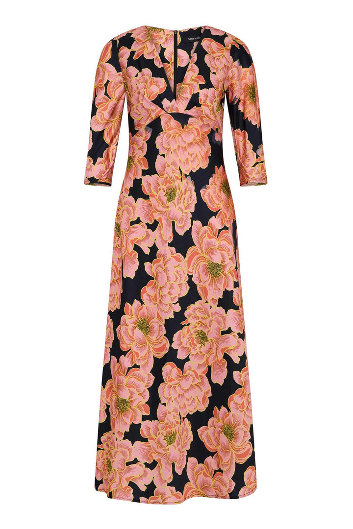 Kimberly Midi Dress in Pink Floral