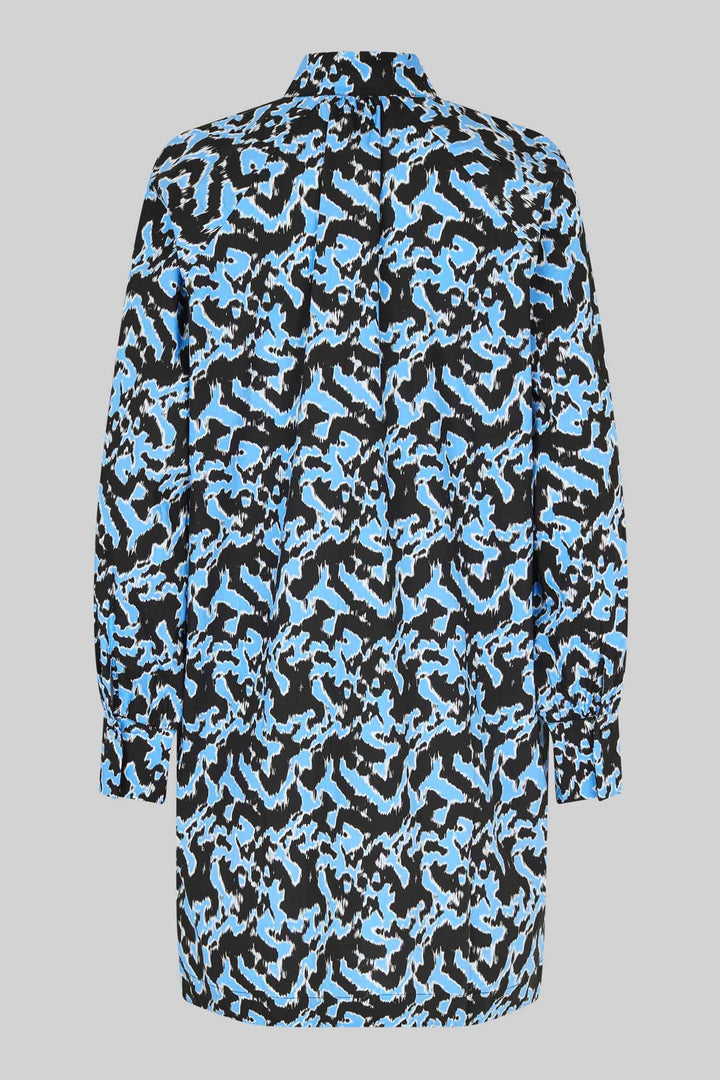 Klara Printed Dress in Marina