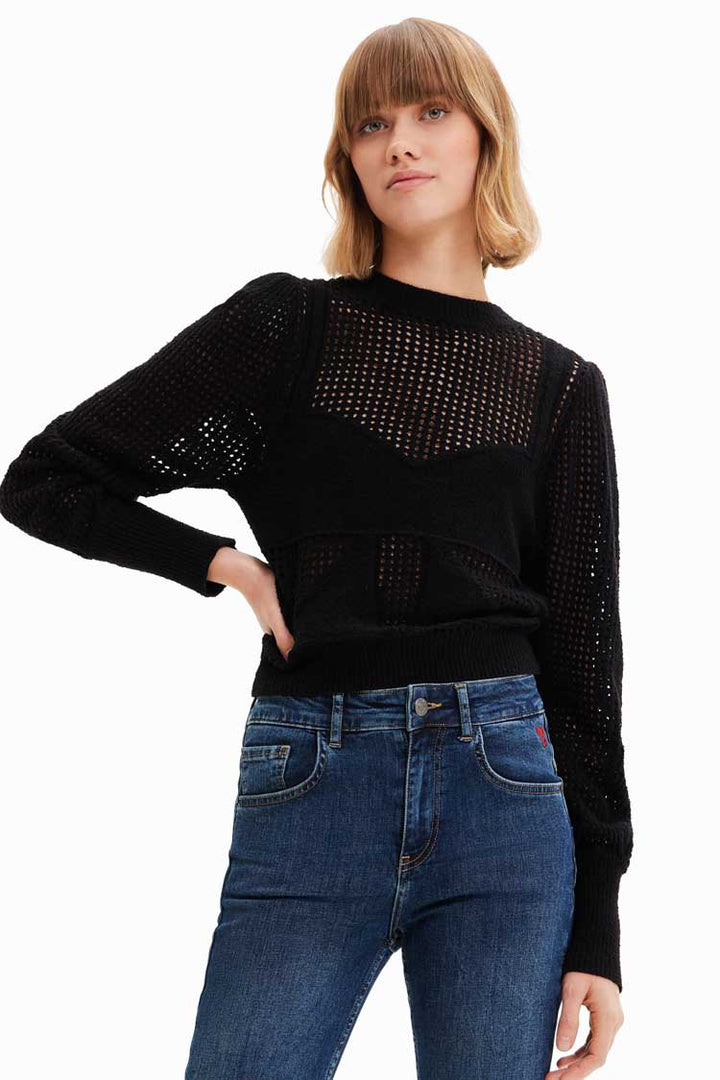 Knit Corset Pullover