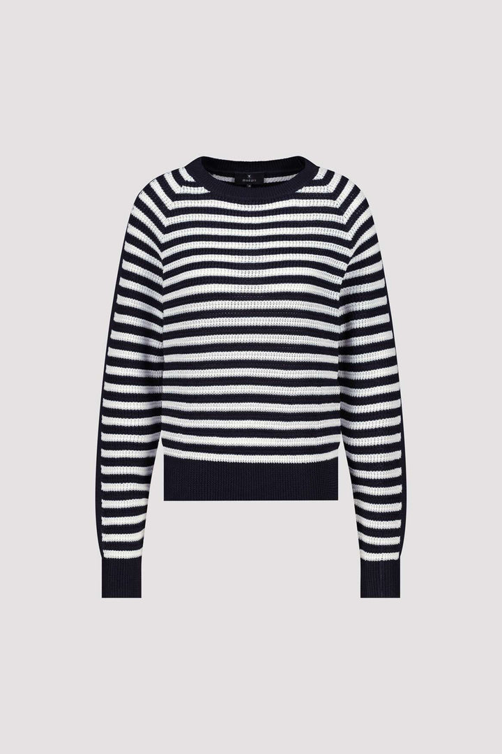 Knitted Sweater in Marine Stripe