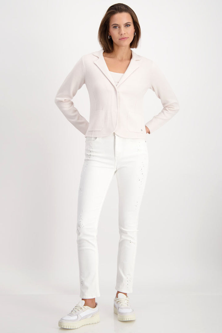 Knitted Blazer in Peanut
