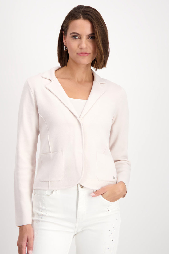 Knitted Blazer in Peanut