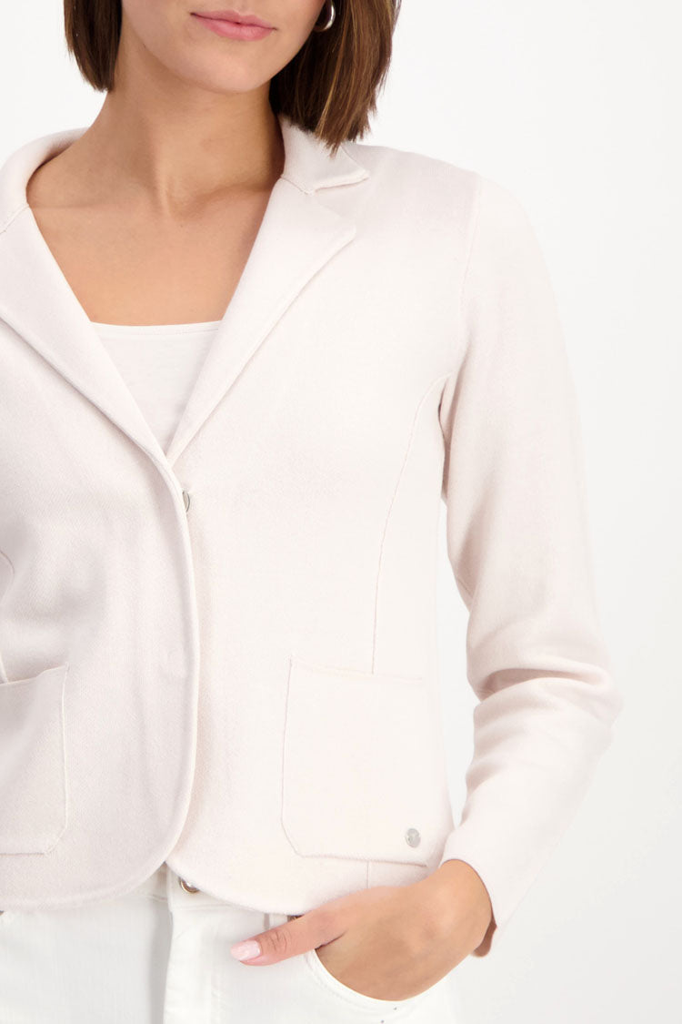Knitted Blazer in Peanut