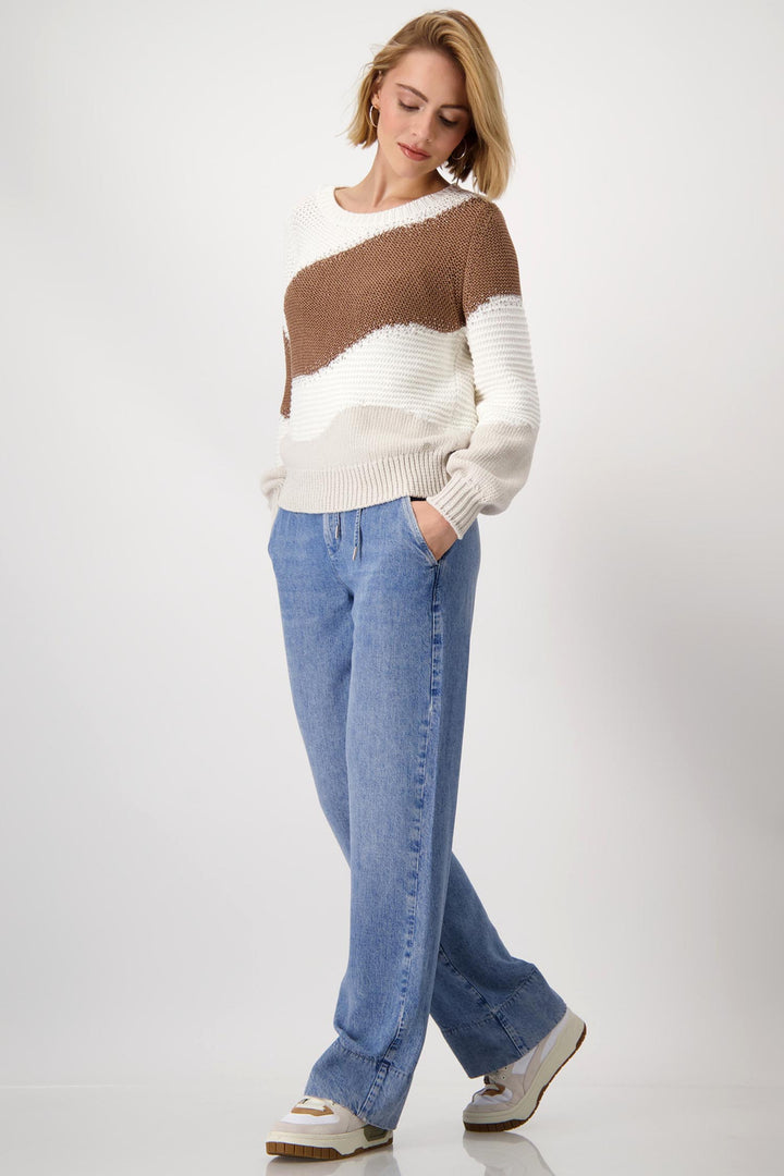 Knitted Jumper w Intarsia Pattern