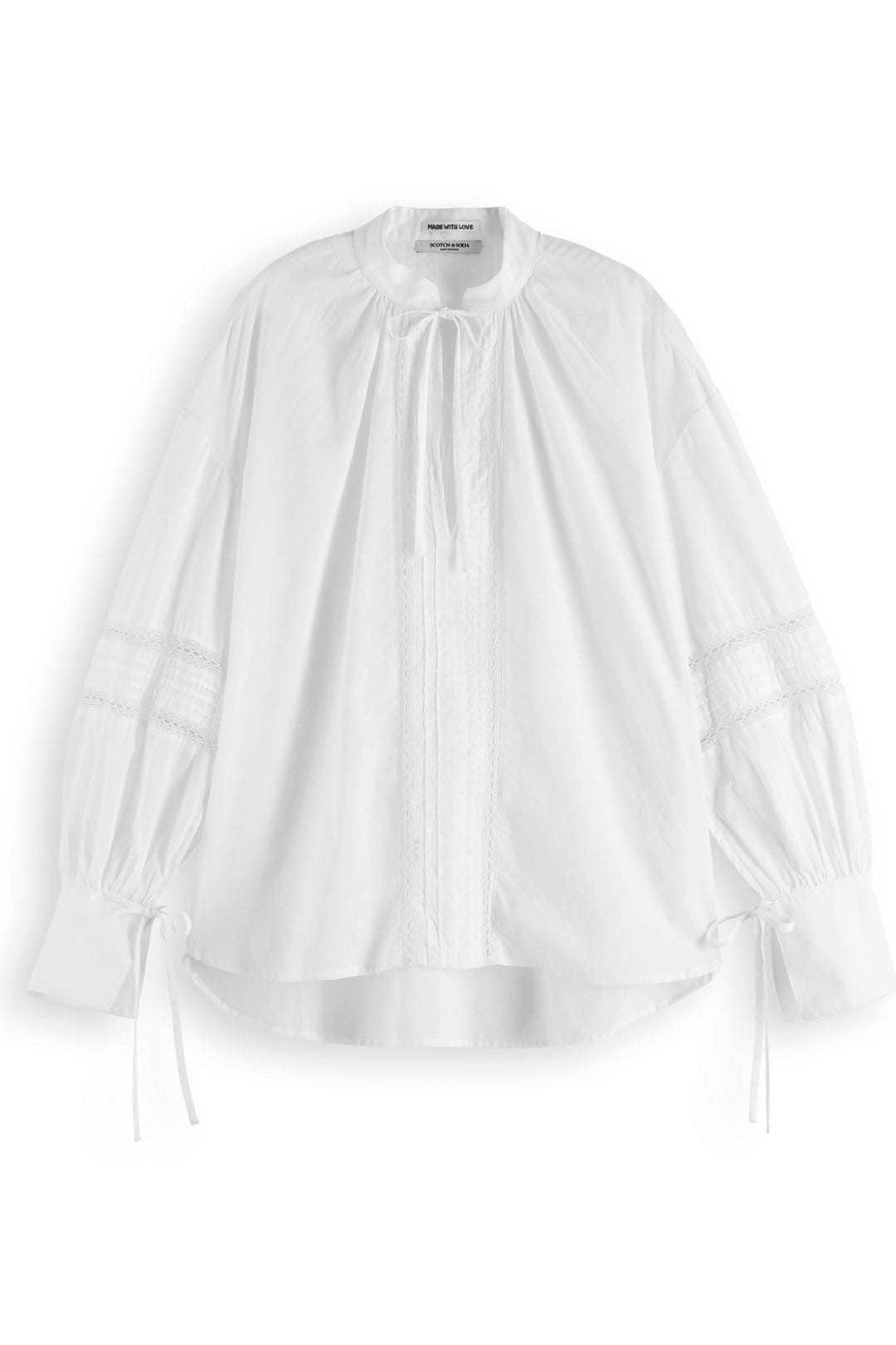 Lace Tunic Top in White