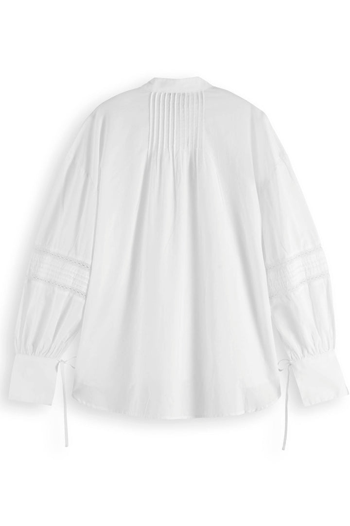 Lace Tunic Top in White