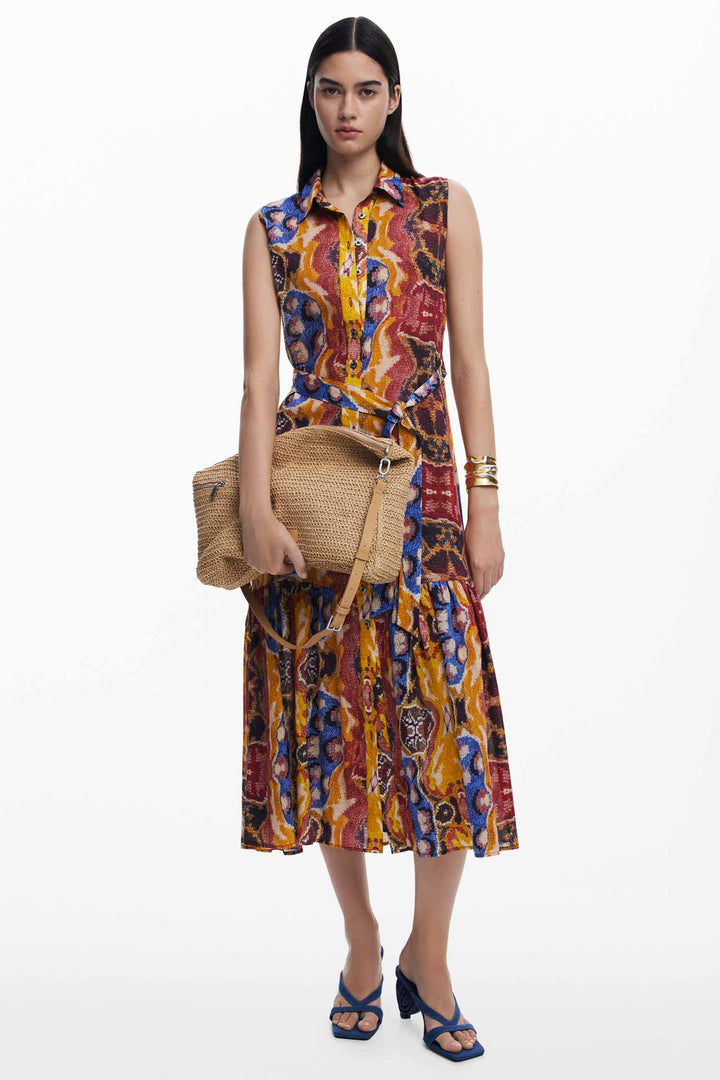 Lacroix Bugs Midi Dress in Tutti Frutti