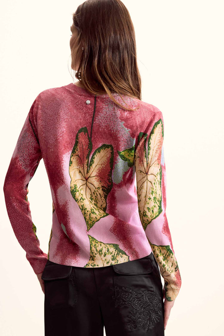 Lacroix Leaf Pullover in Rosa