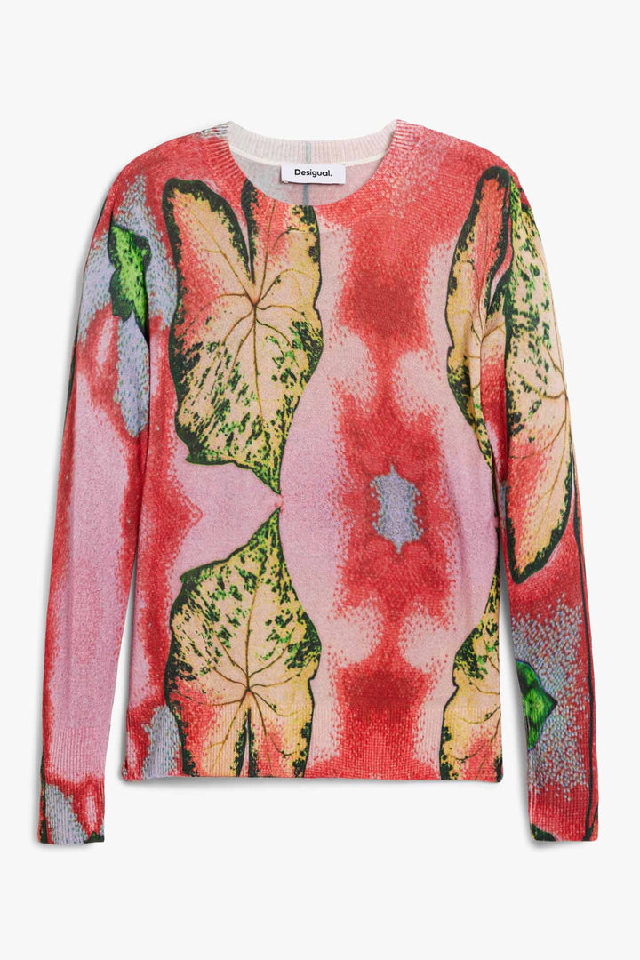 Lacroix Leaf Pullover in Rosa