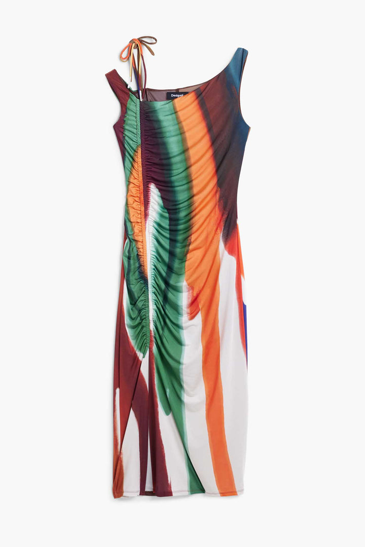 Lacroix Paint Midi Dress in Crudo
