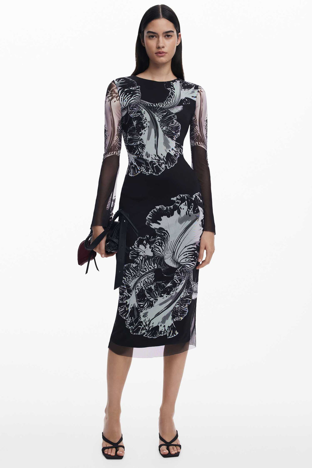 Lacroix Reims Midi Dress in Black