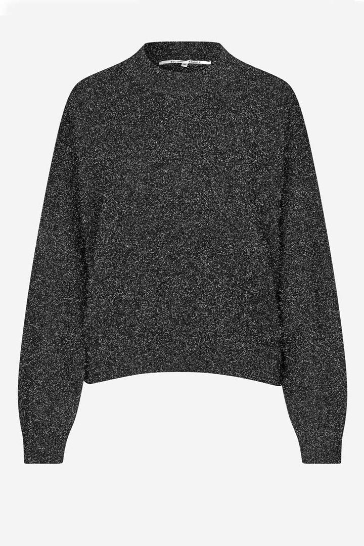 Lamilla O-Neck Knit in Irongate