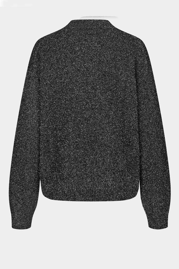 Lamilla O-Neck Knit in Irongate