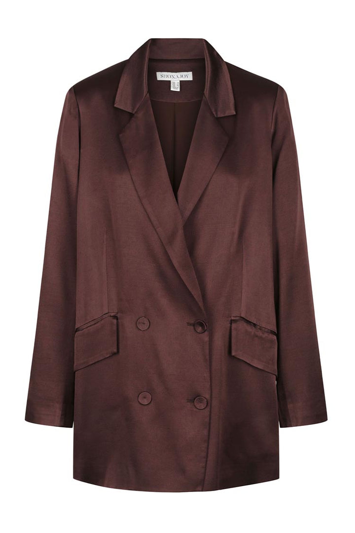 Lana Double Breasted Blazer in Cocoa