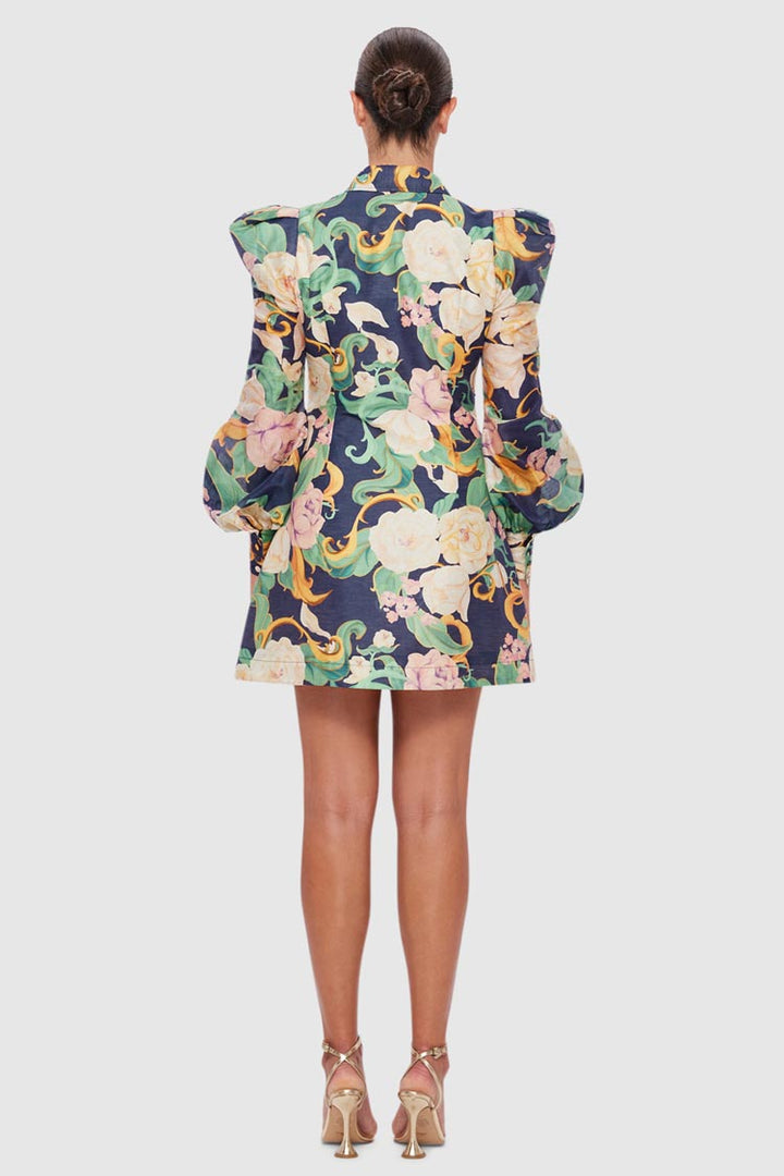 Lana Structured Shoulder Mini Dress - Adorn Virtue