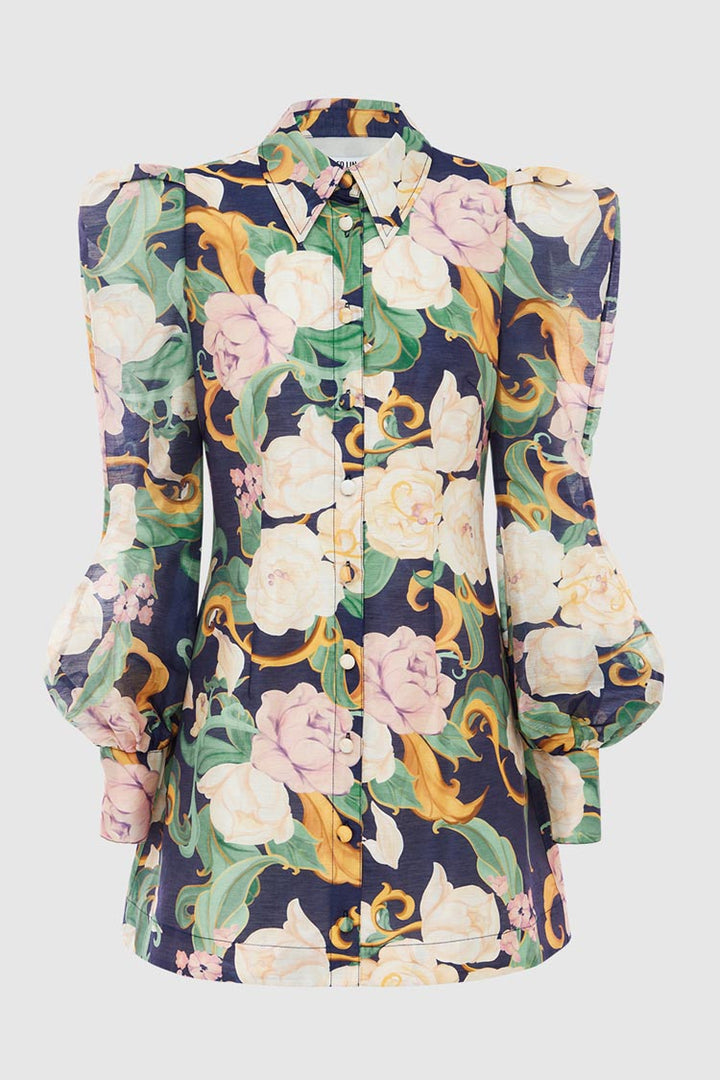 Lana Structured Shoulder Mini Dress - Adorn Virtue