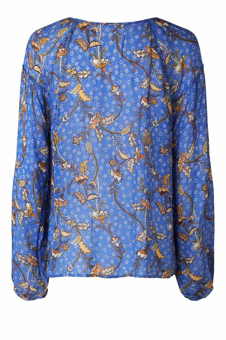 Lantana Floral V-neck Blouse