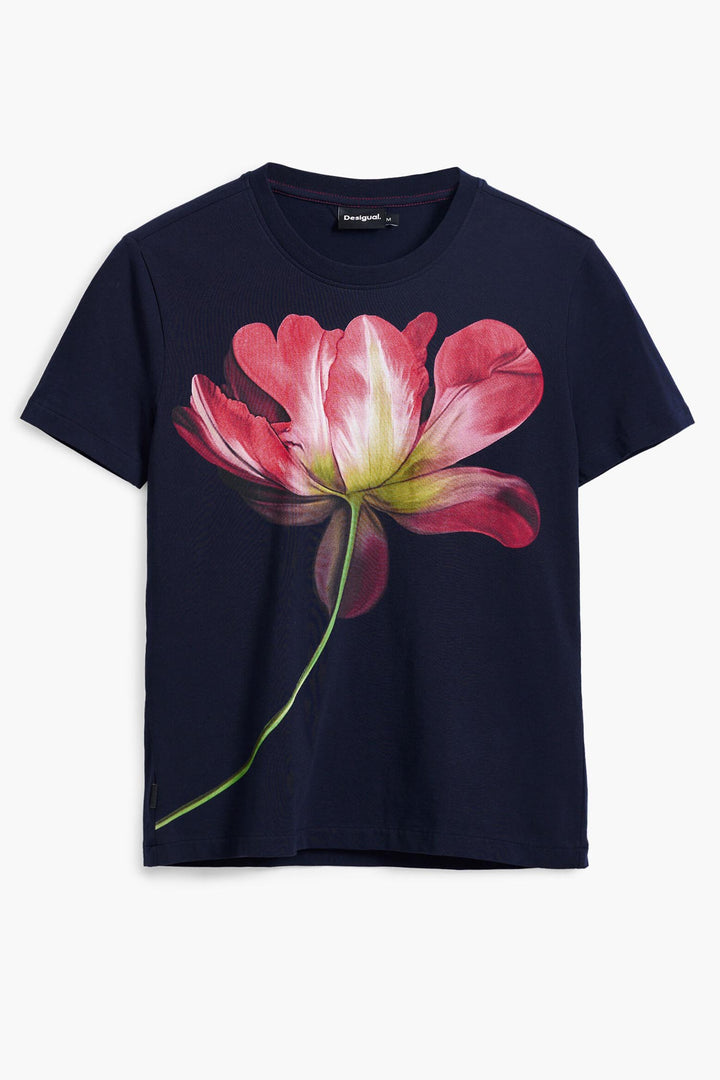 Large Flower Front Tee