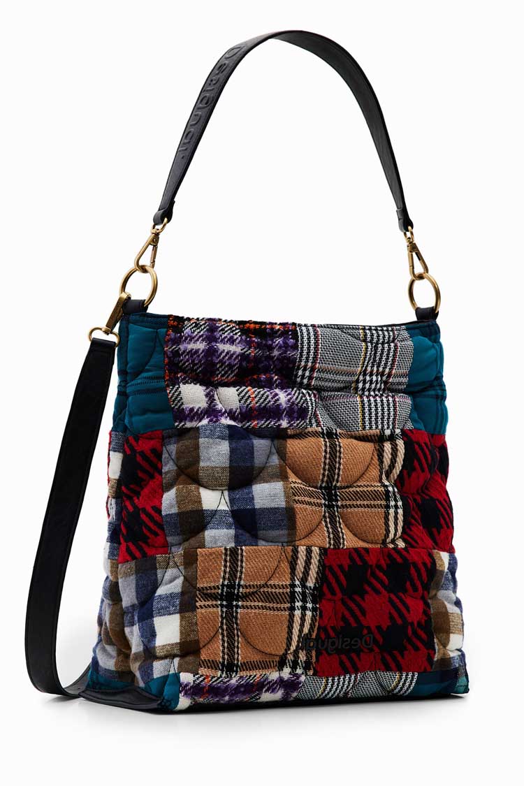 Large Tartan Bucket Bag