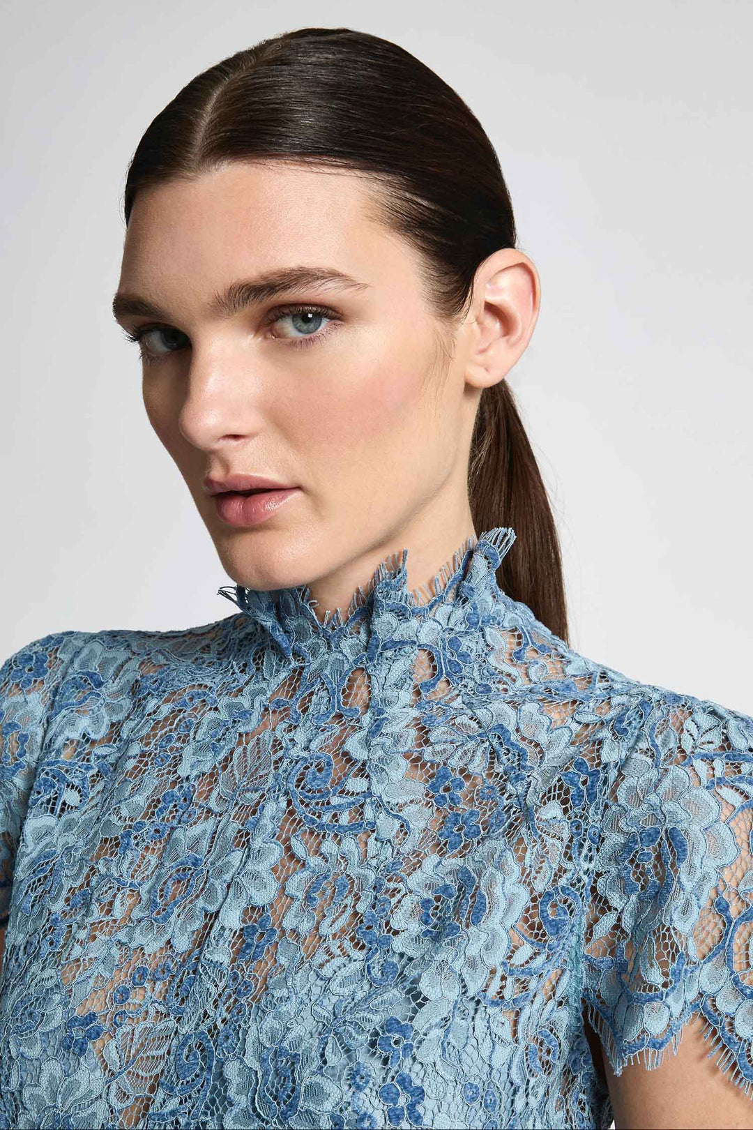 Lauren Midi Dress in Blue