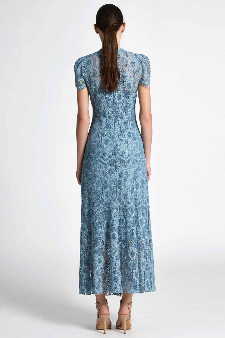 Lauren Midi Dress in Blue
