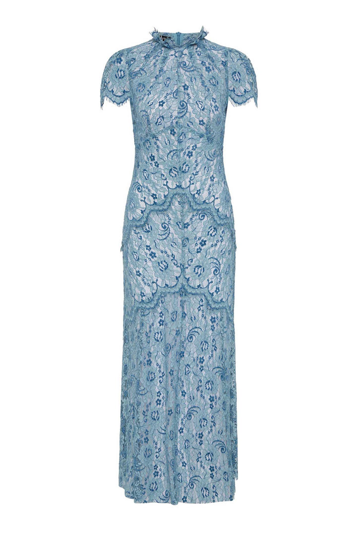 Lauren Midi Dress in Blue