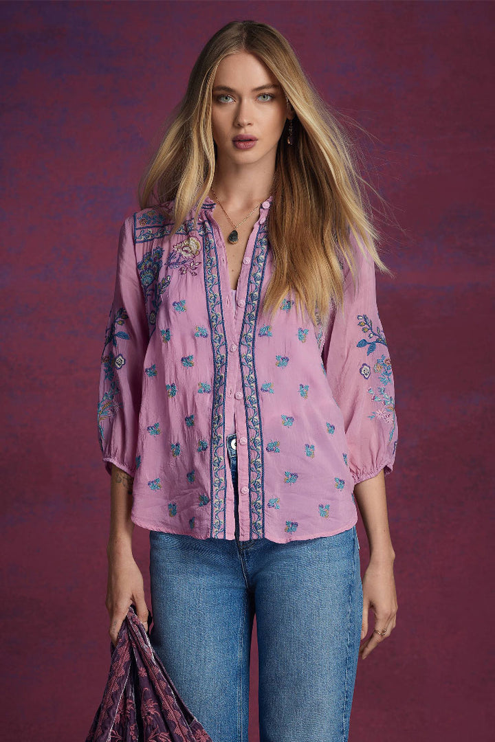 Lavender Herb Medina Blouse