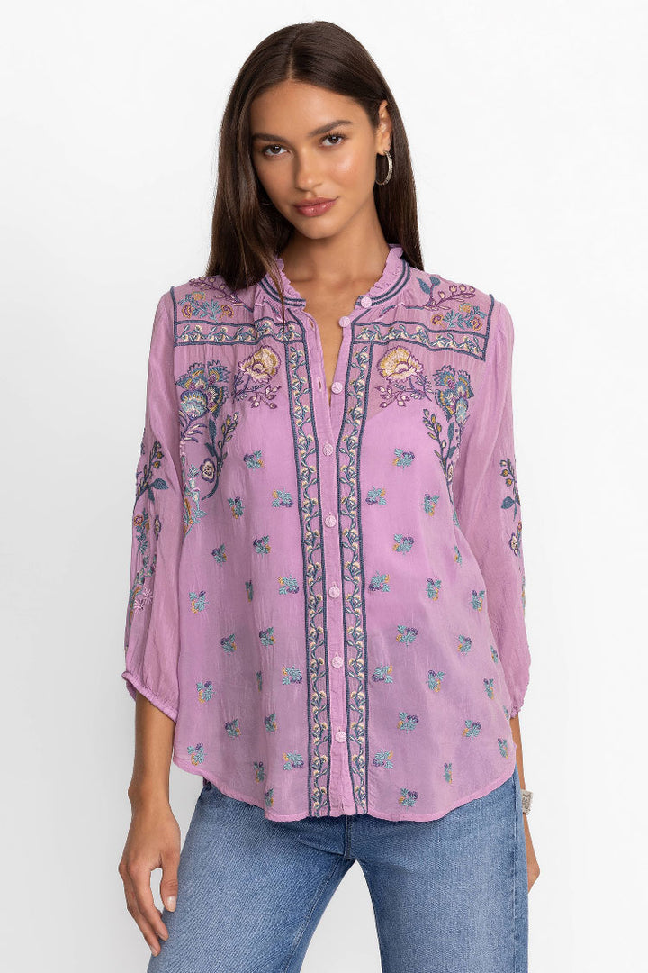 Lavender Herb Medina Blouse