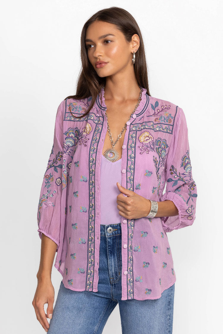Lavender Herb Medina Blouse