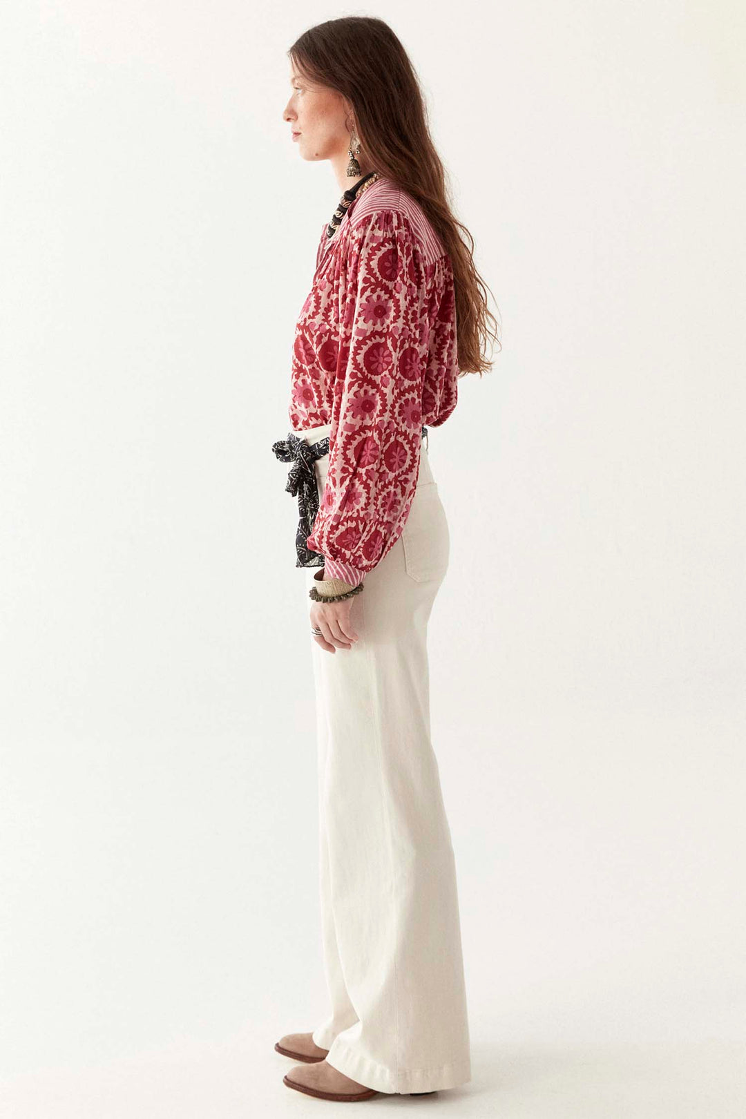 Leandra Flamingo Grooves in Hot Pink