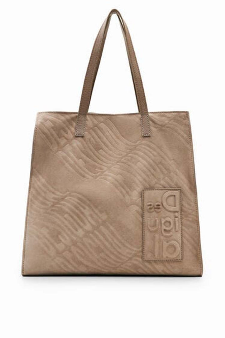Leather Square Logo Bag