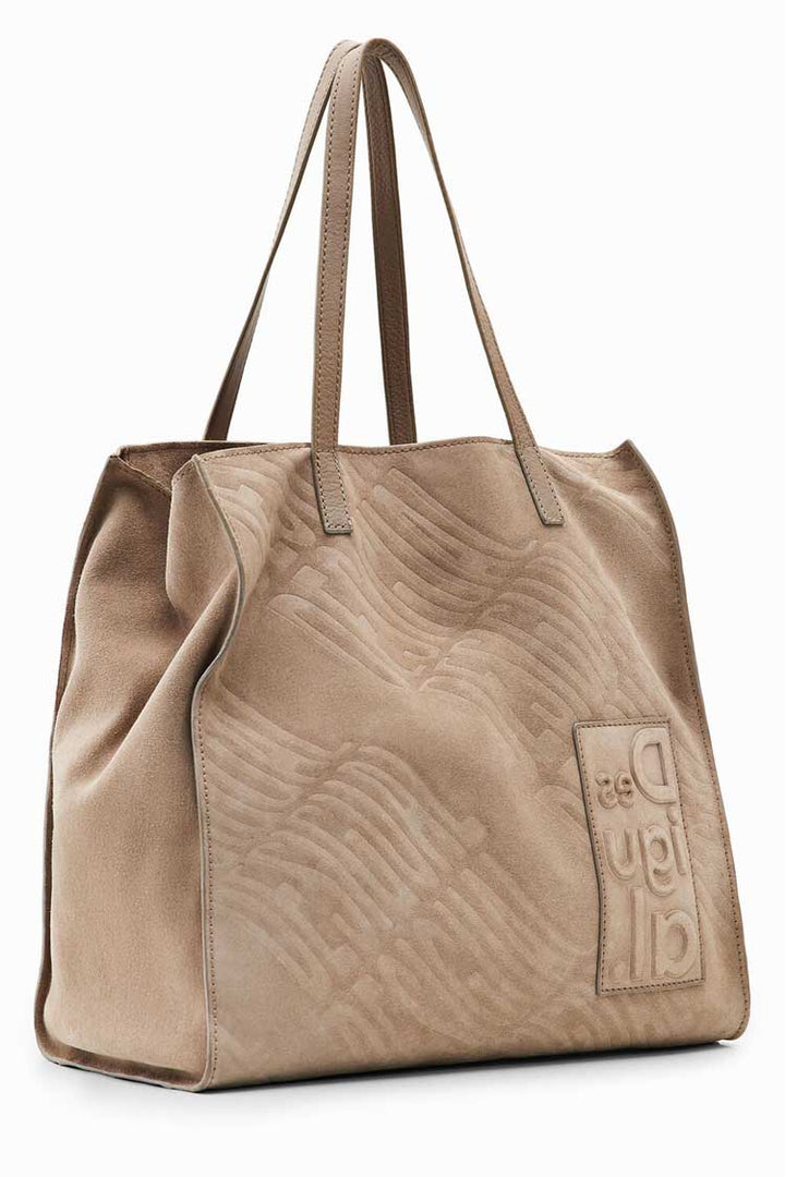 Leather Square Logo Bag