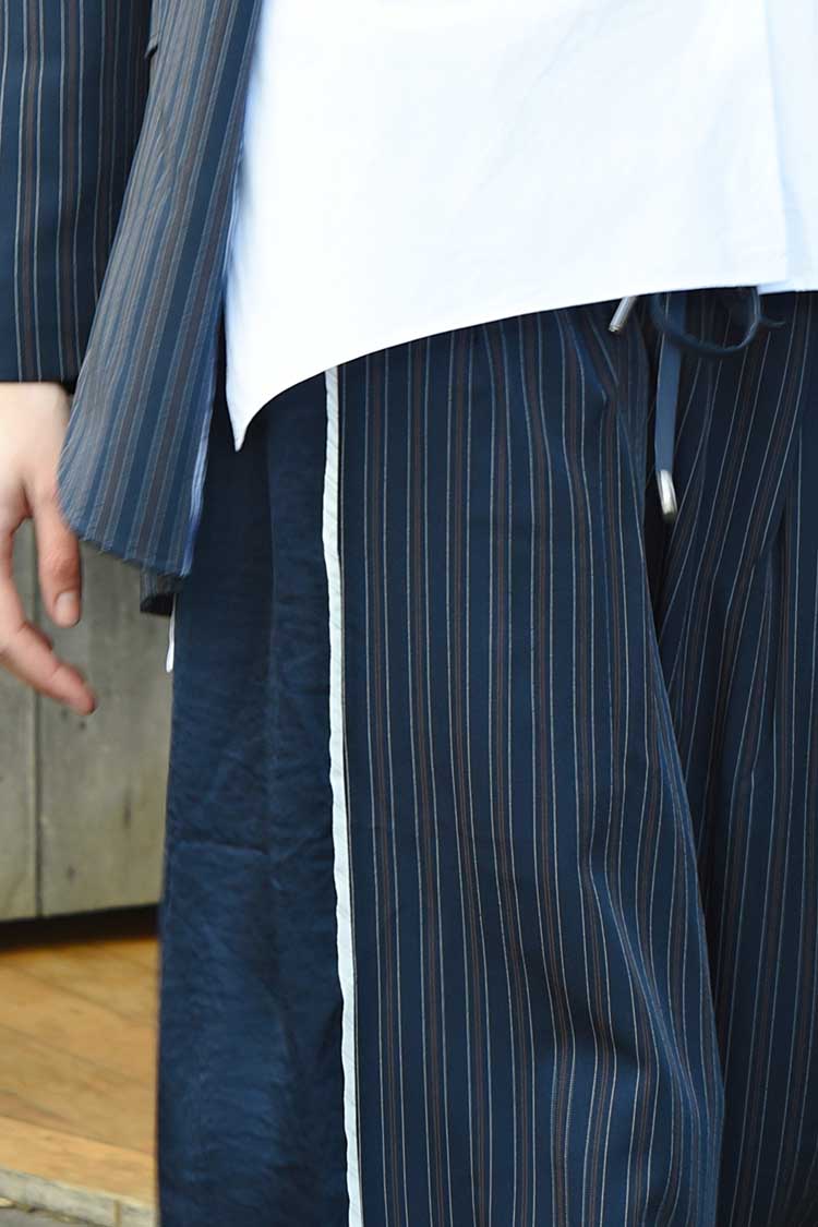 Leg For Mercy Pant in Pinstripe