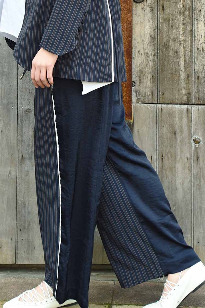 Leg For Mercy Pant in Pinstripe
