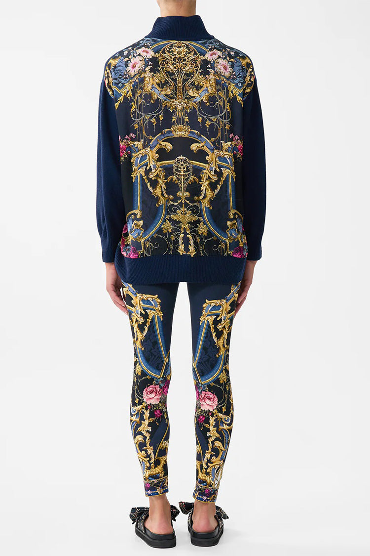 Leggings in Ornate on a Plate