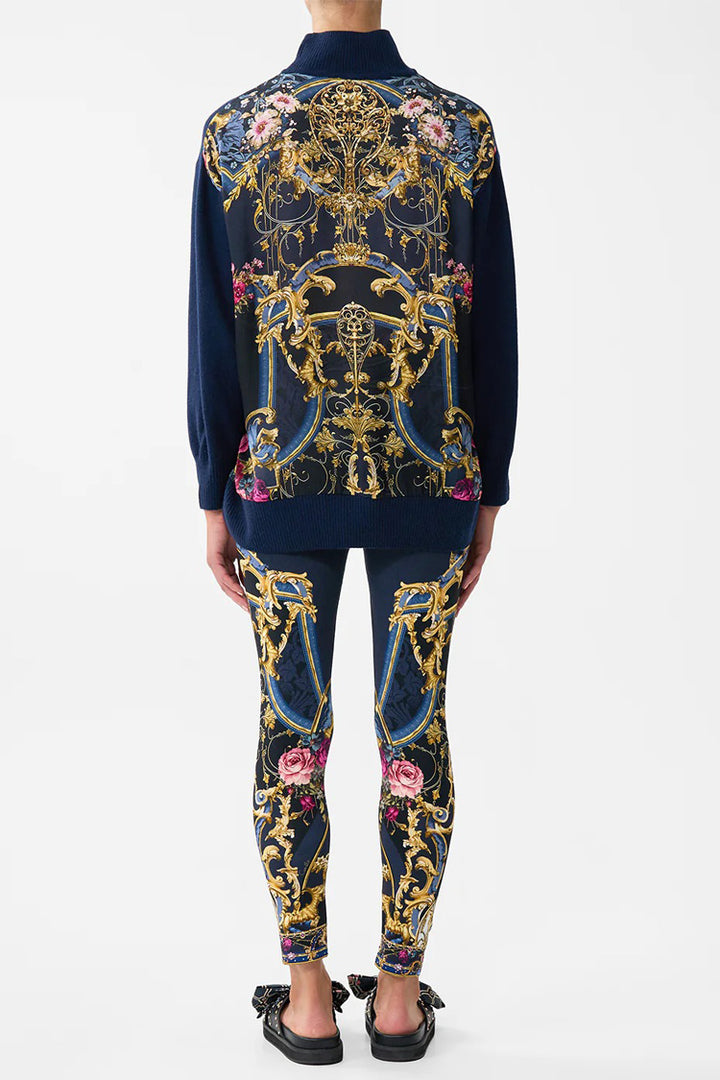 Leggings in Ornate on a Plate